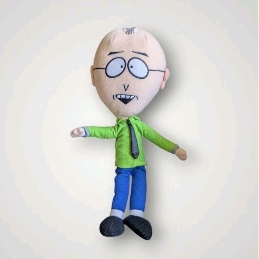 South Park Mr. Mackey Talking Plush Doll Comedy Central 2002 Does Not Work Vtg